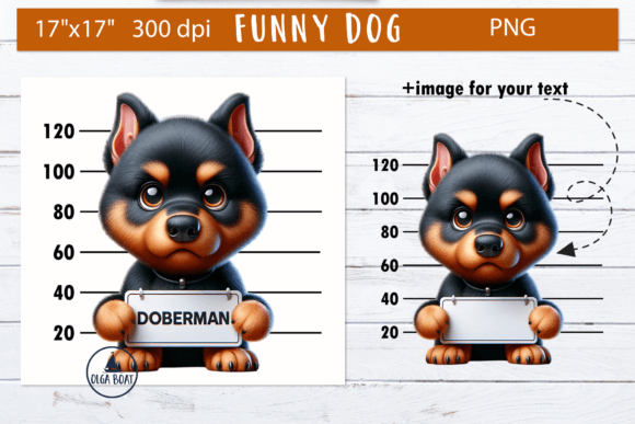Download Doberman Clipart Dog | Funny Dog Designs - Design Collection