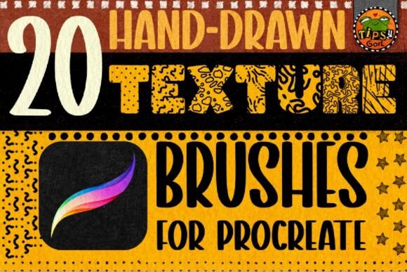 Download Hand Drawn Texture Brushes for Procreate - Texture brushes Collection