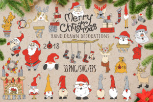 Download Merry Christmas Hand Drawn Decorations - Merry christmas Collection