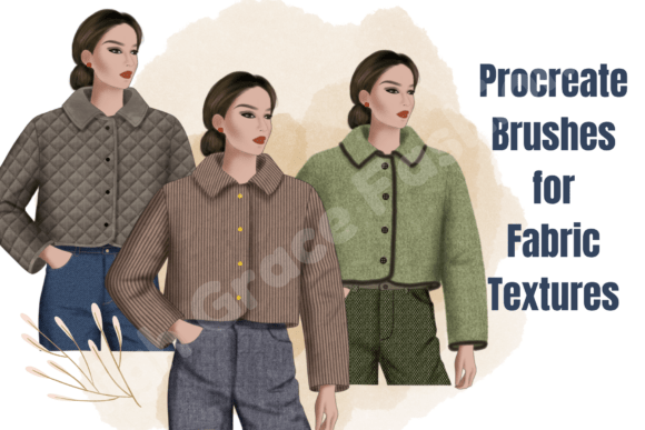 Download 13 Fabric Texture Brushes for Procreate - Texture brushes Collection