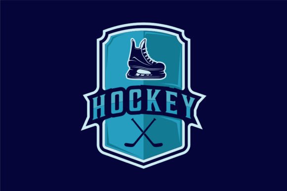 Download Ice Hockey Emblem Logo Vector Design - Design Collection
