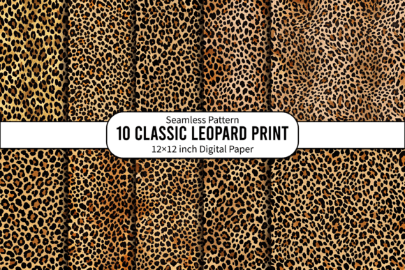 Download Classic Leopard Print Seamless Design - Design Collection