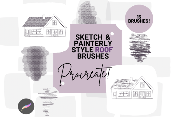 Download Procreate Roof Texture Brushes X 15 - Texture brushes Collection