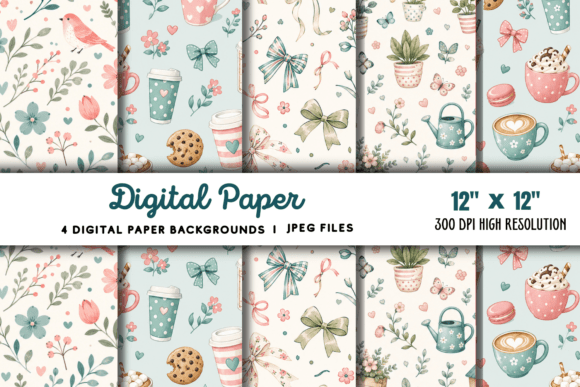 Download Digital Paper Pattern Background 23 - Digital paper Collection