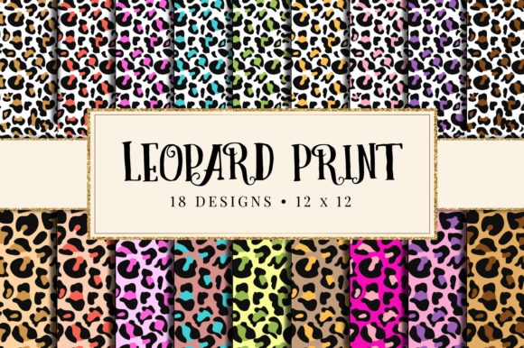 Download Leopard, Cheetah Print Digital Paper - Digital paper Collection