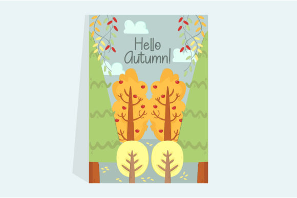 Download Autumn Forest Illustration Poster - Premium Bundle