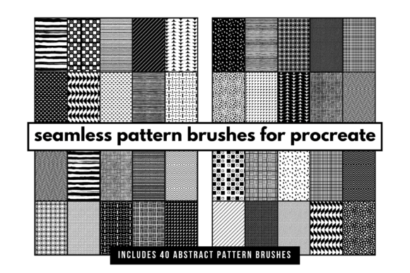 Download Seamless Pattern Brushes for Procreate - Seamless pattern brushes Collection